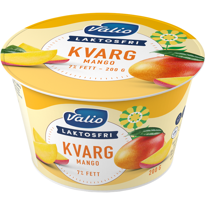 Valio Laktosfri kvarg mango 200 g