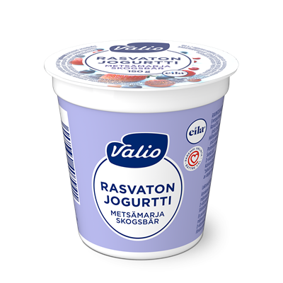 Valio jogurtti 150 g rasvaton metsämarja laktoositon (ammattikeittiöille)