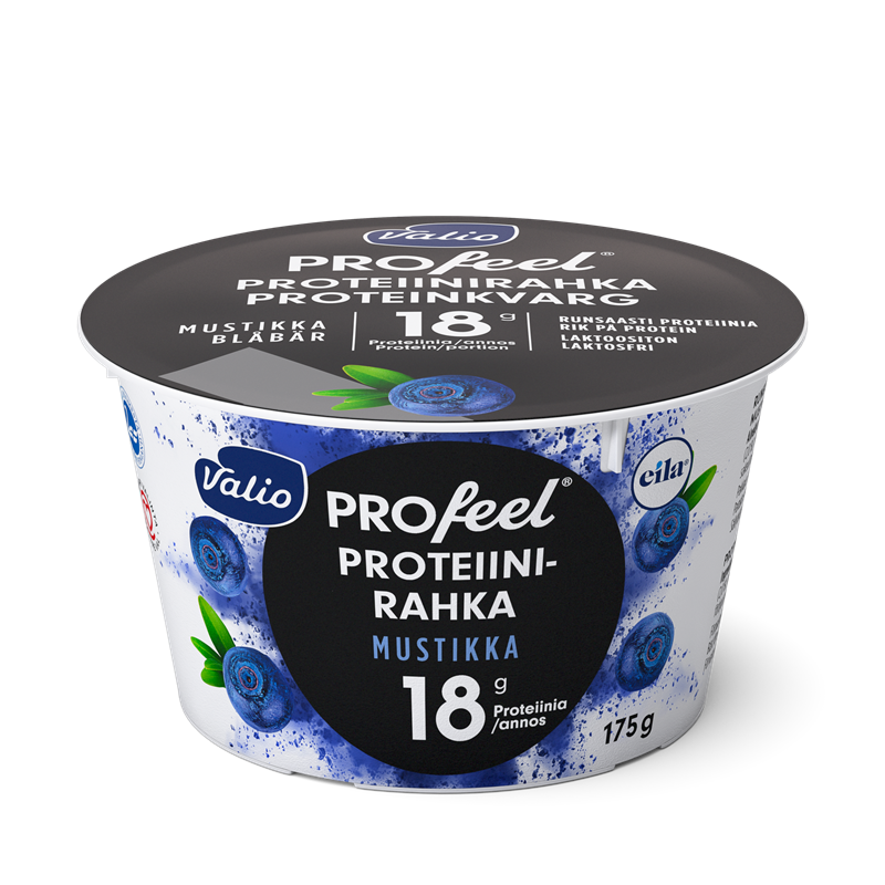 Valio PROfeel® proteiinirahka 175 g mustikka laktoositon