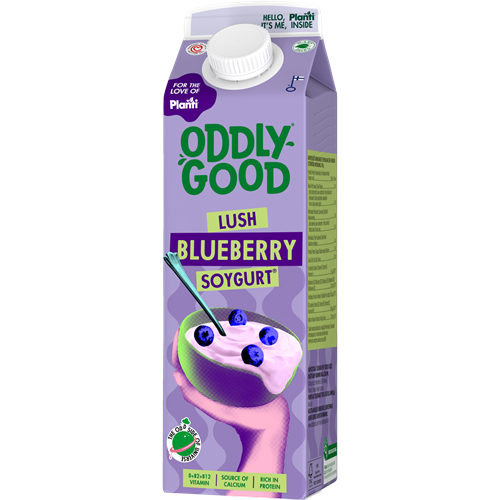 Oddlygood® Soygurt 1 kg blåbär