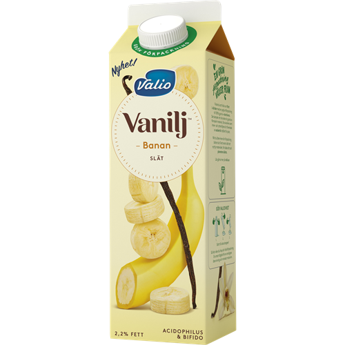 Valio Vanilj™ yoghurt banan