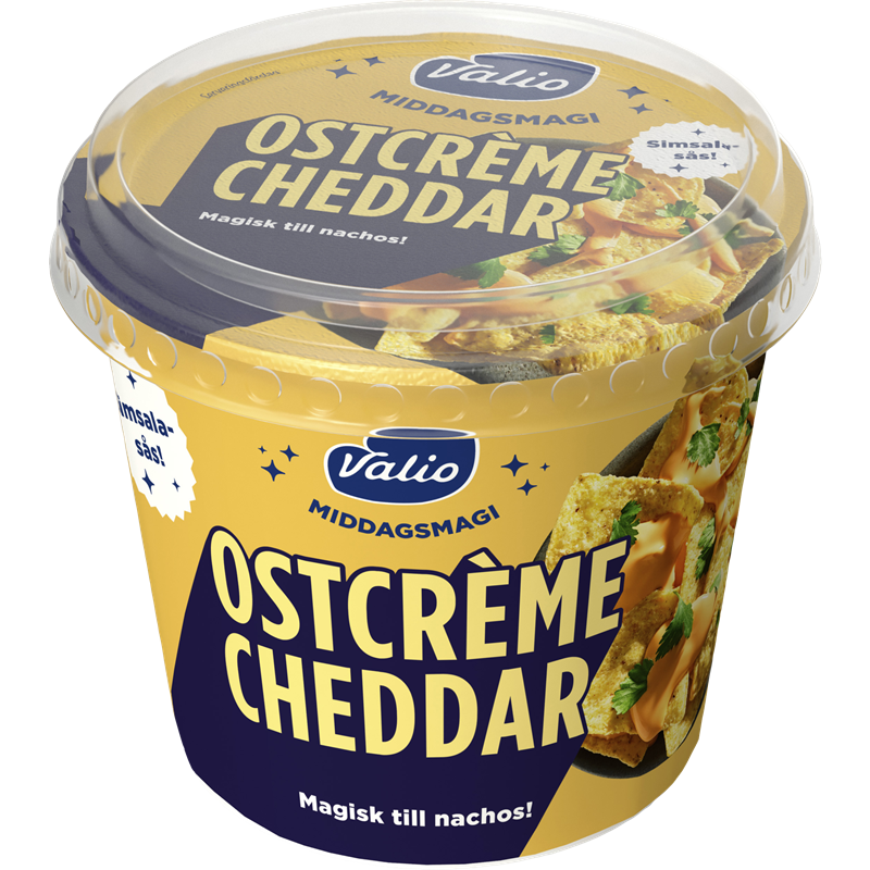 Valio Middagsmagi ostcrème cheddar