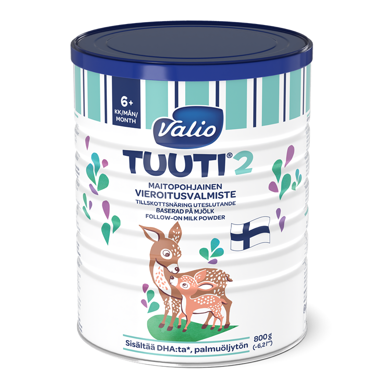 Valio Tuuti® 2 maitopohjainen vieroitusvalmistejauhe 800 g