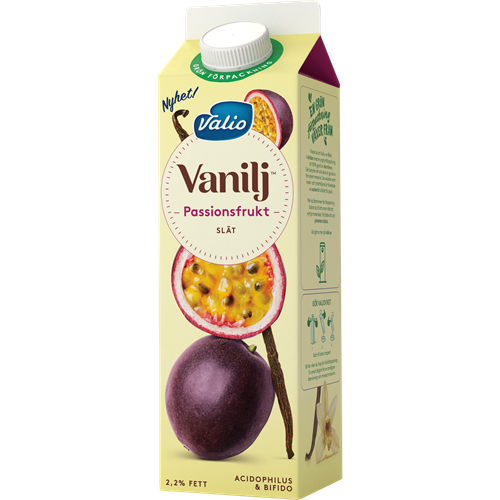 Valio Vanilj™ yoghurt passionsfrukt 1000 g