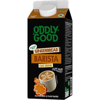 Oddlygood® Barista kaurajuoma piparkakku 0,75 l ESL gluteeniton