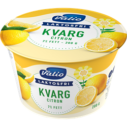 Valio Laktosfri kvarg citron 7% 200 g