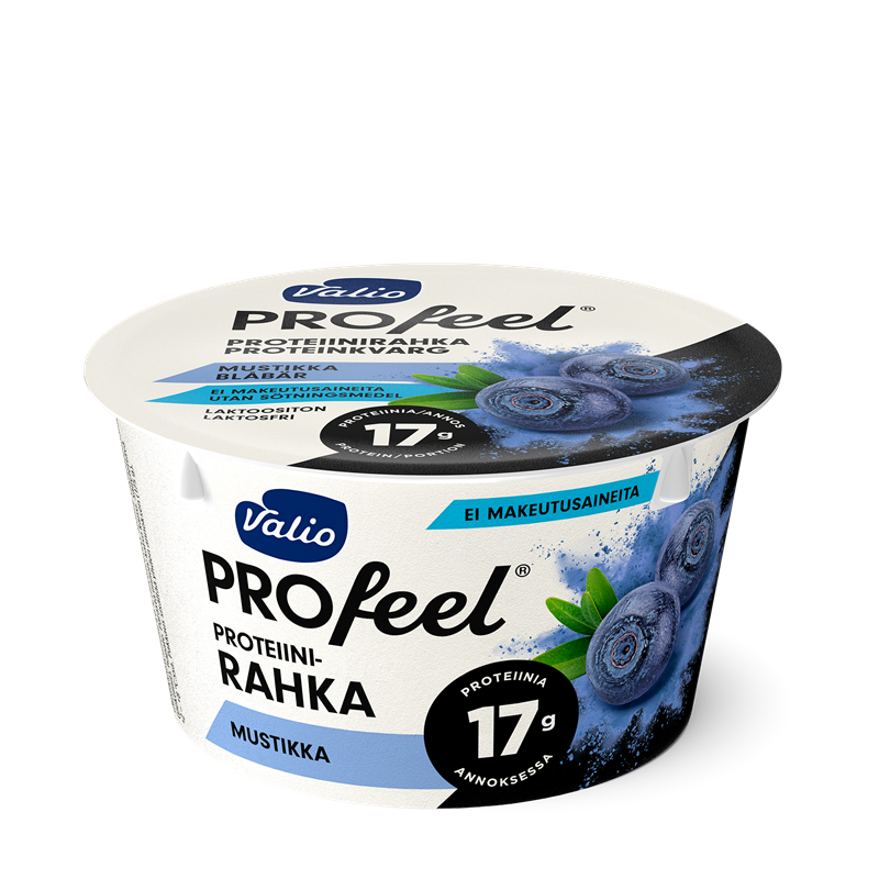 Valio PROfeel® proteiinirahka 175 g mustikka laktoositon