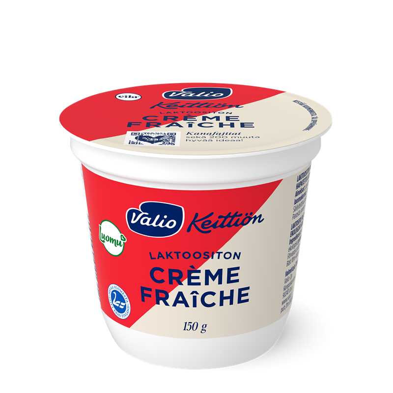 Valio Keittiön crème fraîche 150 g laktoositon, luomu