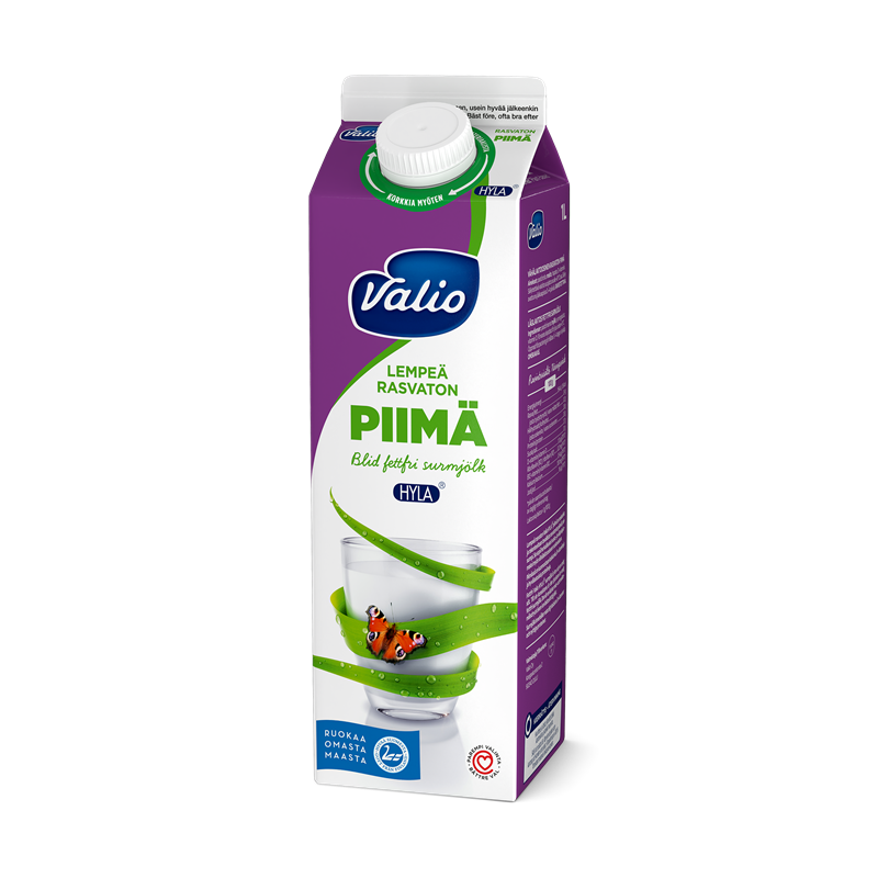 Valio rasvaton piimä 1 l HYLA®