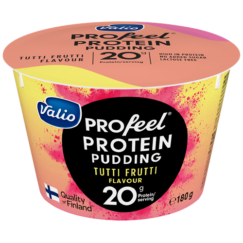 Valio PROfeel® Protein pudding o smaku tutti frutti