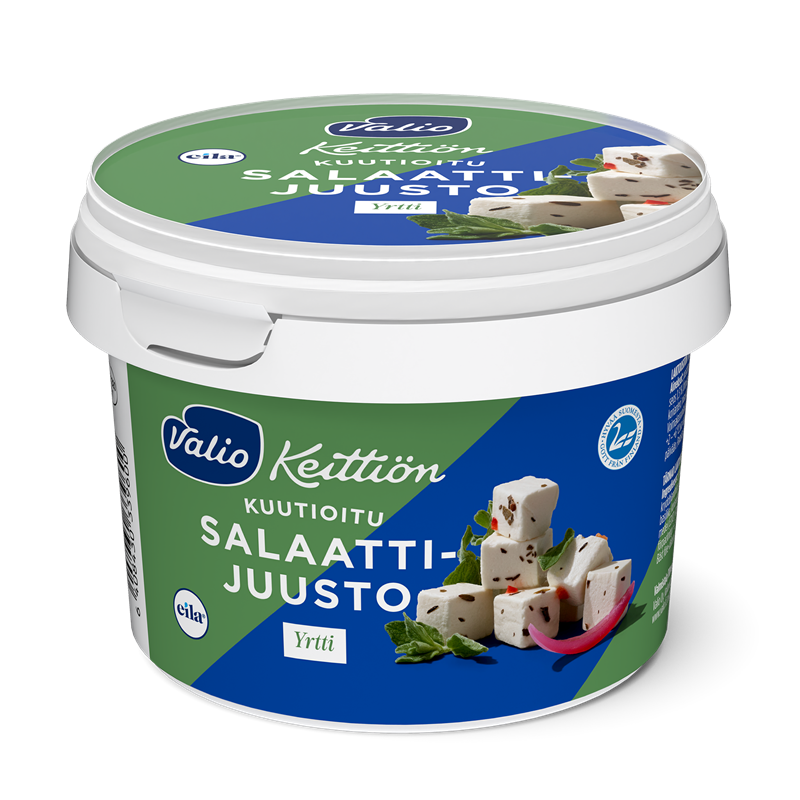 Valio Keittiön salaattijuusto kuutiot yrtti 160 g laktoositon