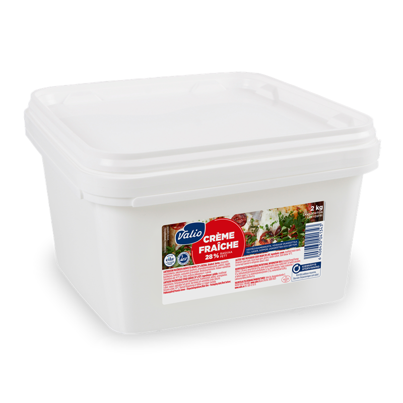 Valio crème fraîche 2 kg laktoositon