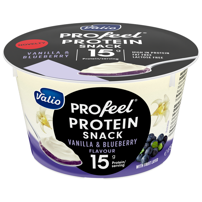 Valio PROfeel®️ Protein Quark Dúo Vainilla-Arándanos 175 g