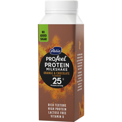 Valio PROfeel® proteinmilkshake apelsin & choklad