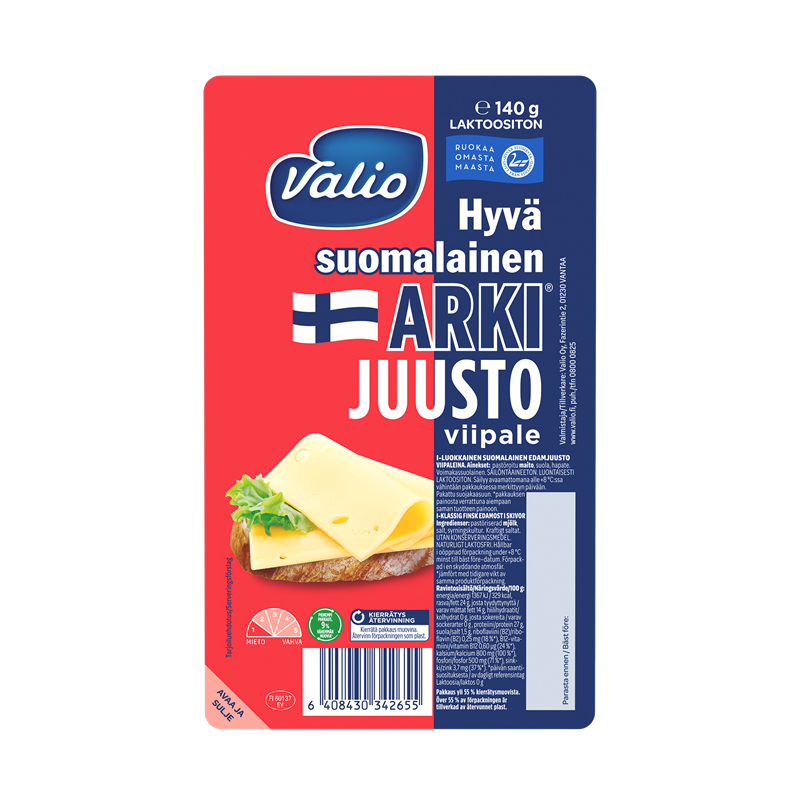 Valio Hyvä suomalainen Arki® juustoviipale e140 g