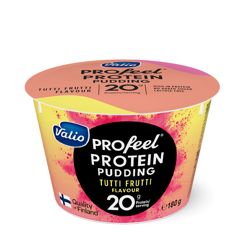 Valio PROfeel® Protein pudding o smaku tutti frutti