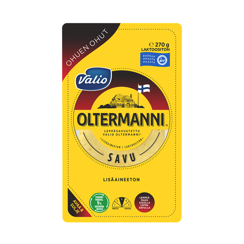 Valio Oltermanni® Savu ohuen ohut e270 g viipale