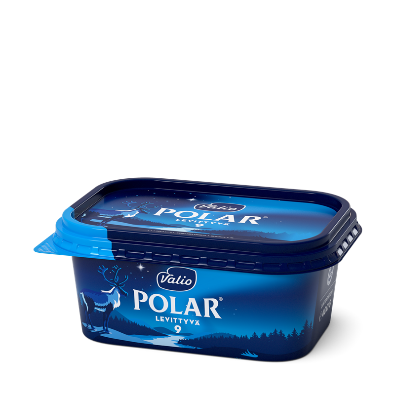 Valio Polar® Levittyvä 9 % e400 g maustamaton sulatejuusto laktoositon