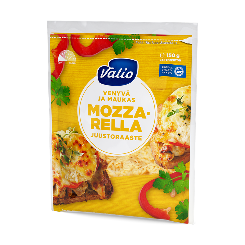 Valio mozzarella e150 g raaste