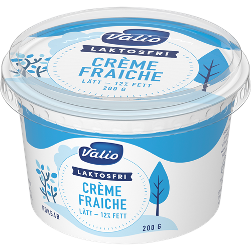 Valio Laktosfri lätt crème fraiche 12% 200 g