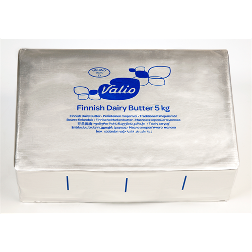 Valio butter 4 x 5 kg unsalted 4 x 5kg