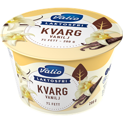 Valio laktosfri kvarg vanilj 7% 200 g